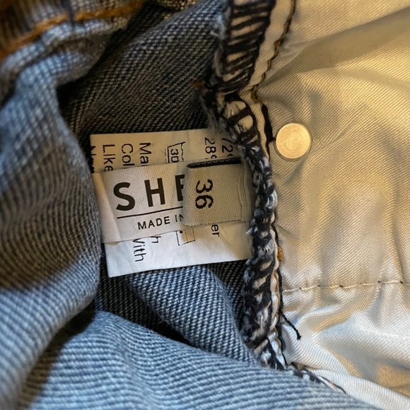 Shein ripped blue jeans size 36 - Picture 3 of 8